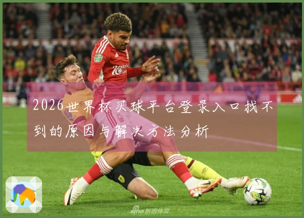 2026世界杯买球平台登录入口找不到的原因与解决方法分析